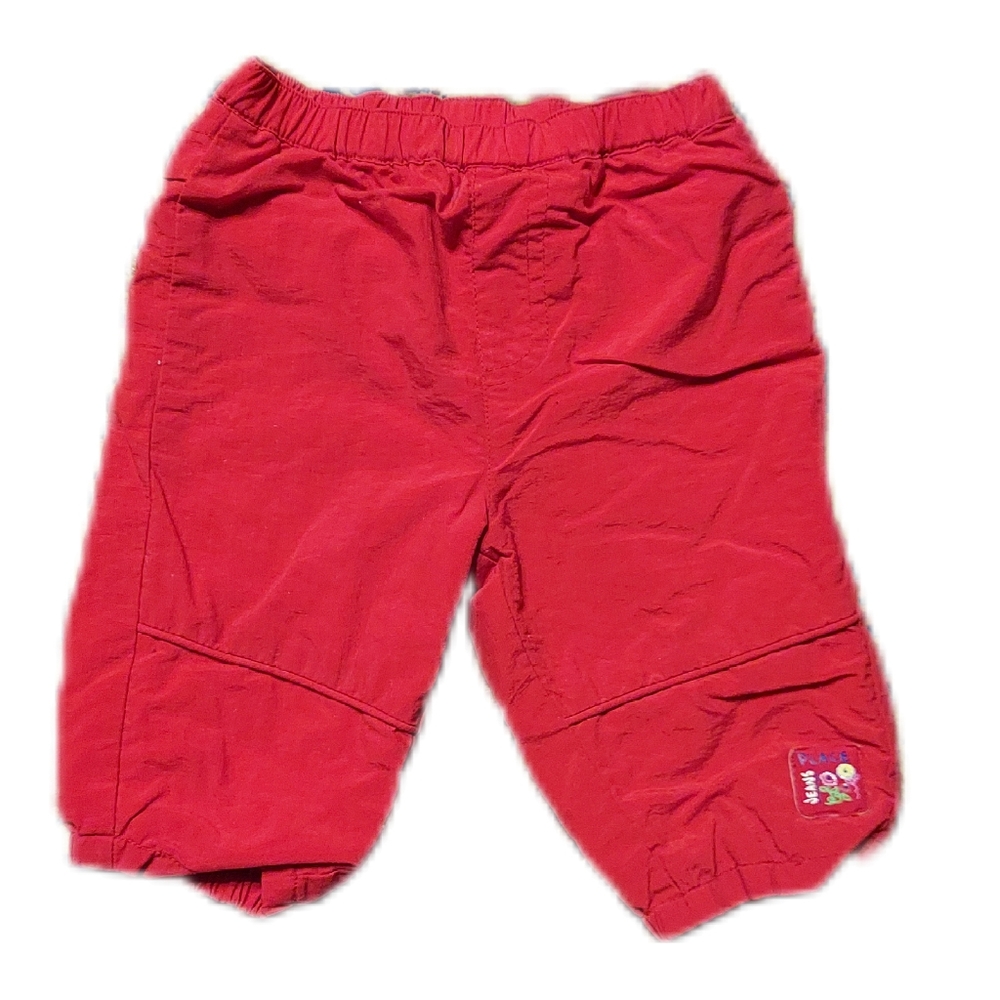12 M Lined Pants Warm Place Jeans Brand Red Outside Floral Inner Liner